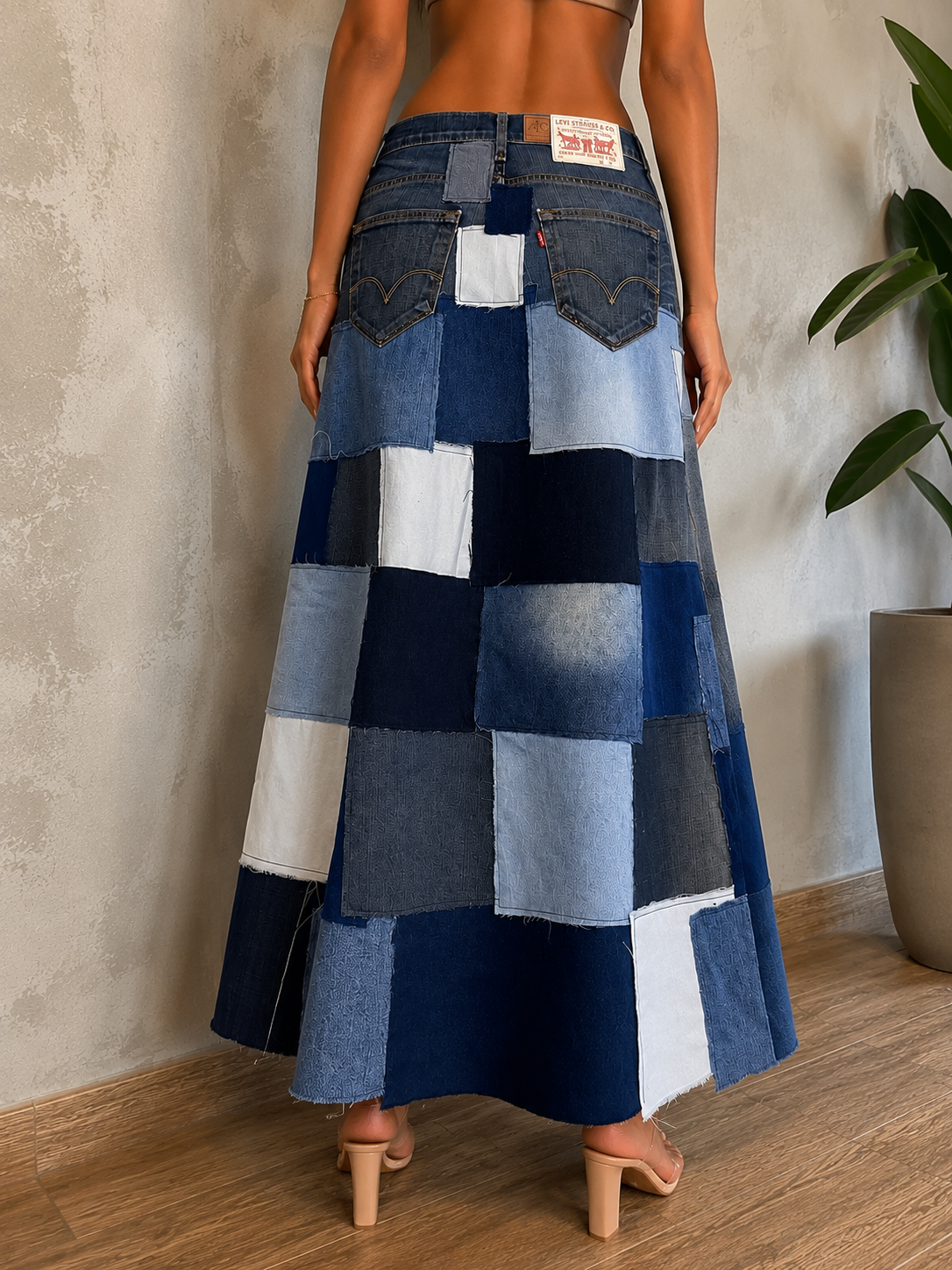 saia patchwork longa