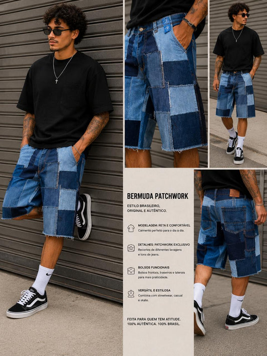 Bermuda patchwork unisex