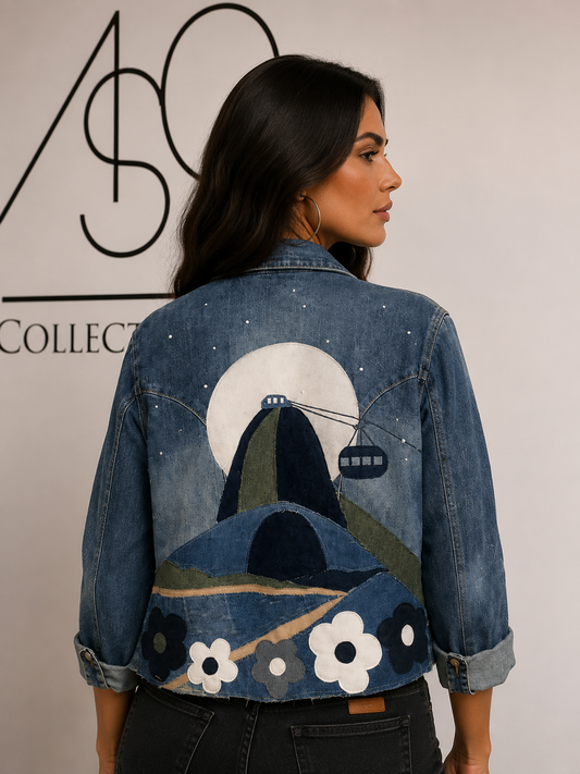 Jaqueta Pão de Açúcar | Moda Autoral Upcycling Jeans