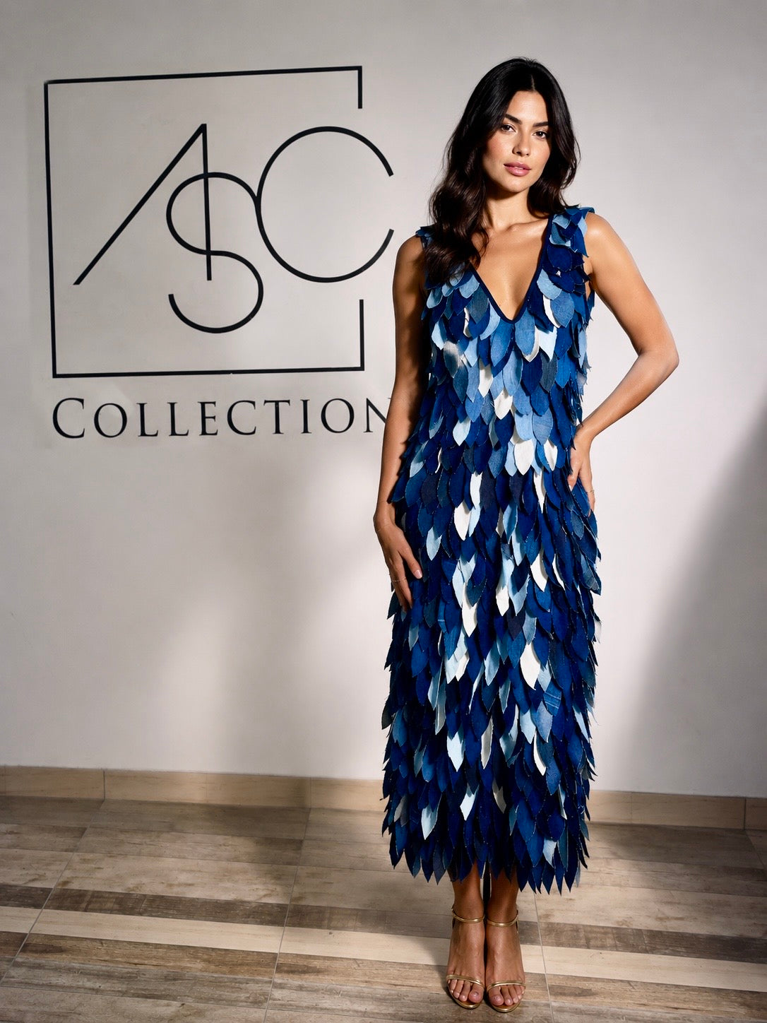 Vestido 1000 folhas