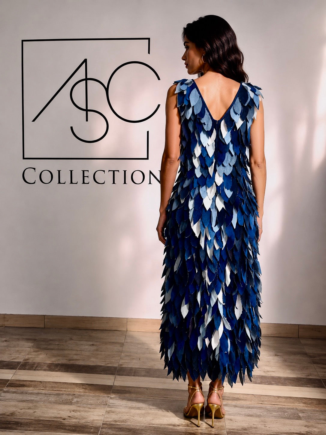 Vestido 1000 folhas